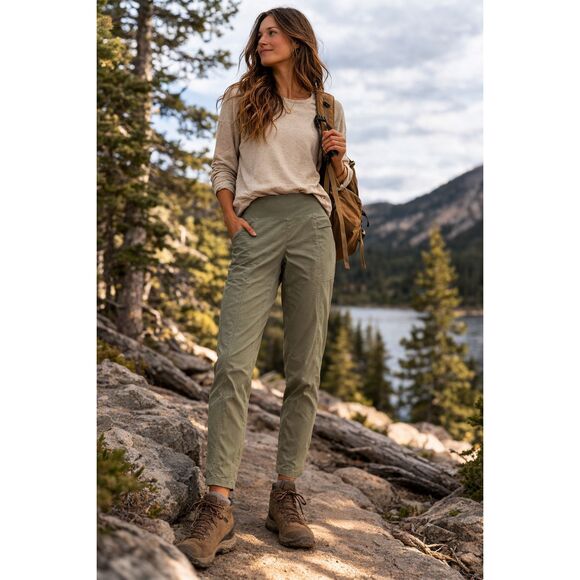 Mountain Hardwear Pants - Mountain Hardwear Women's Dynama Series Ankle Cargo Pants In Olive Green Size XS